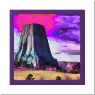 Devil's Tower in Wyoming Posters and Art